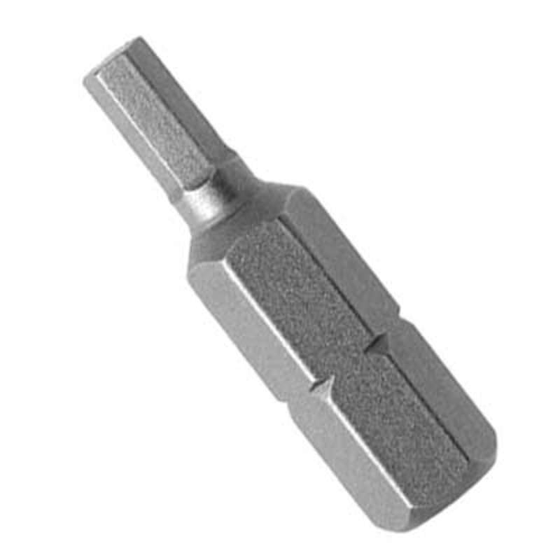 Hex Head Insert Bit for 1/4" Hex Drive, 2.5mm x 1" Long